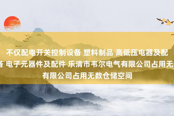 不仅配电开关控制设备 塑料制品 高低压电器及配件 成套设备 电子元器件及配件 乐清市韦尔电气有限公司占用无数仓储空间